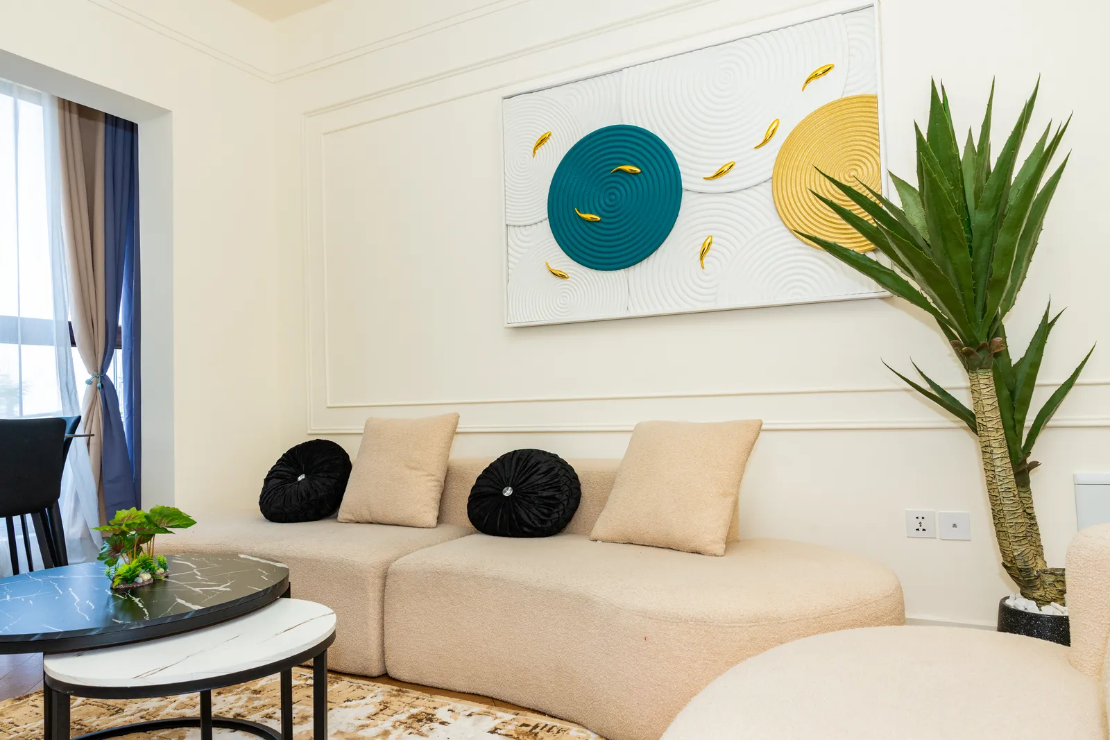 Living room — Furnished apartment in Kipé, Conakry