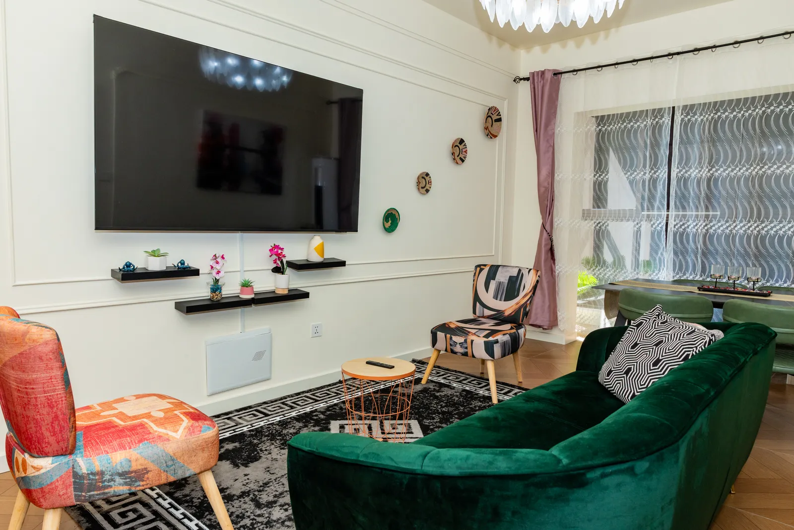 Living room — Furnished apartment in Kipé, Conakry