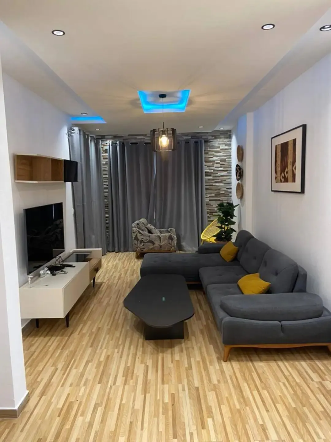Living room 2 — Furnished apartment in Kipé, Conakry