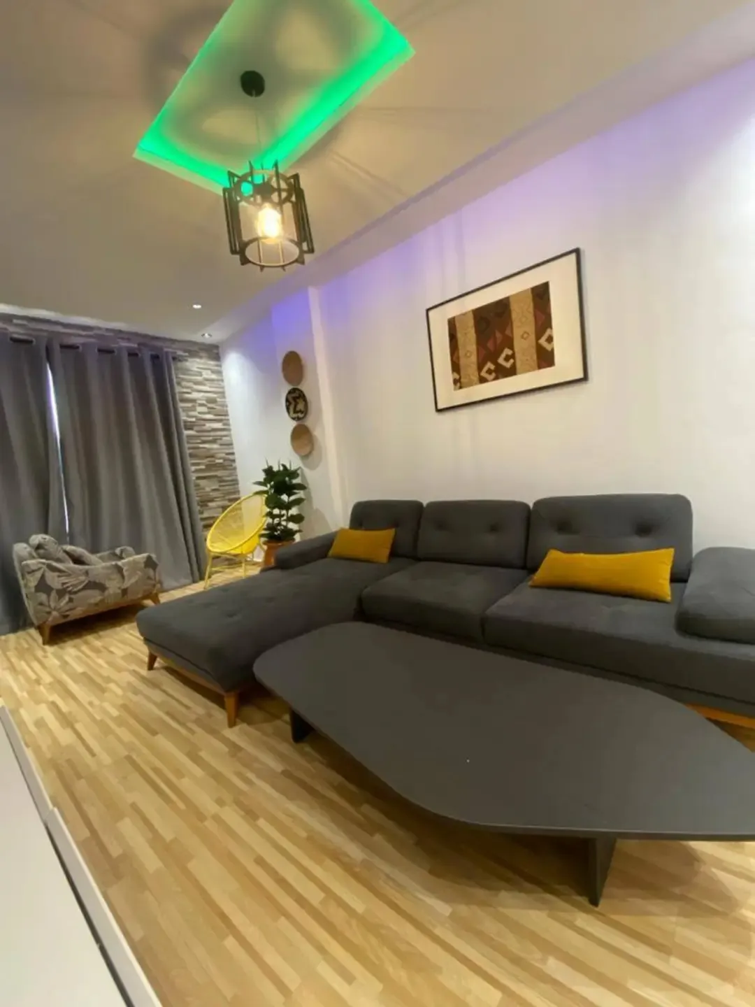 Living room 4 — Furnished apartment in Kipé, Conakry