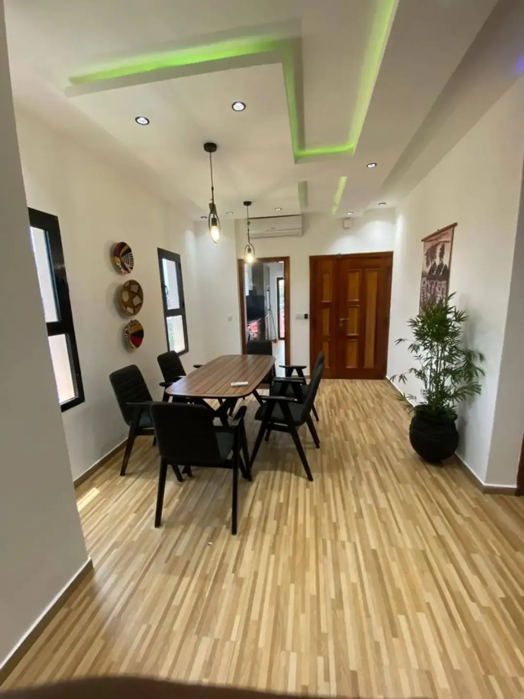 Dining area — Furnished apartment in Kipé, Conakry