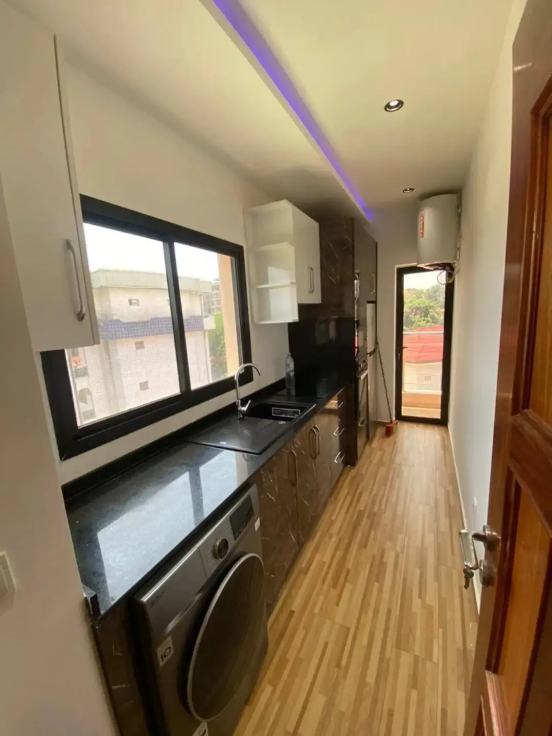 Kitchen — Furnished apartment in Kipé, Conakry