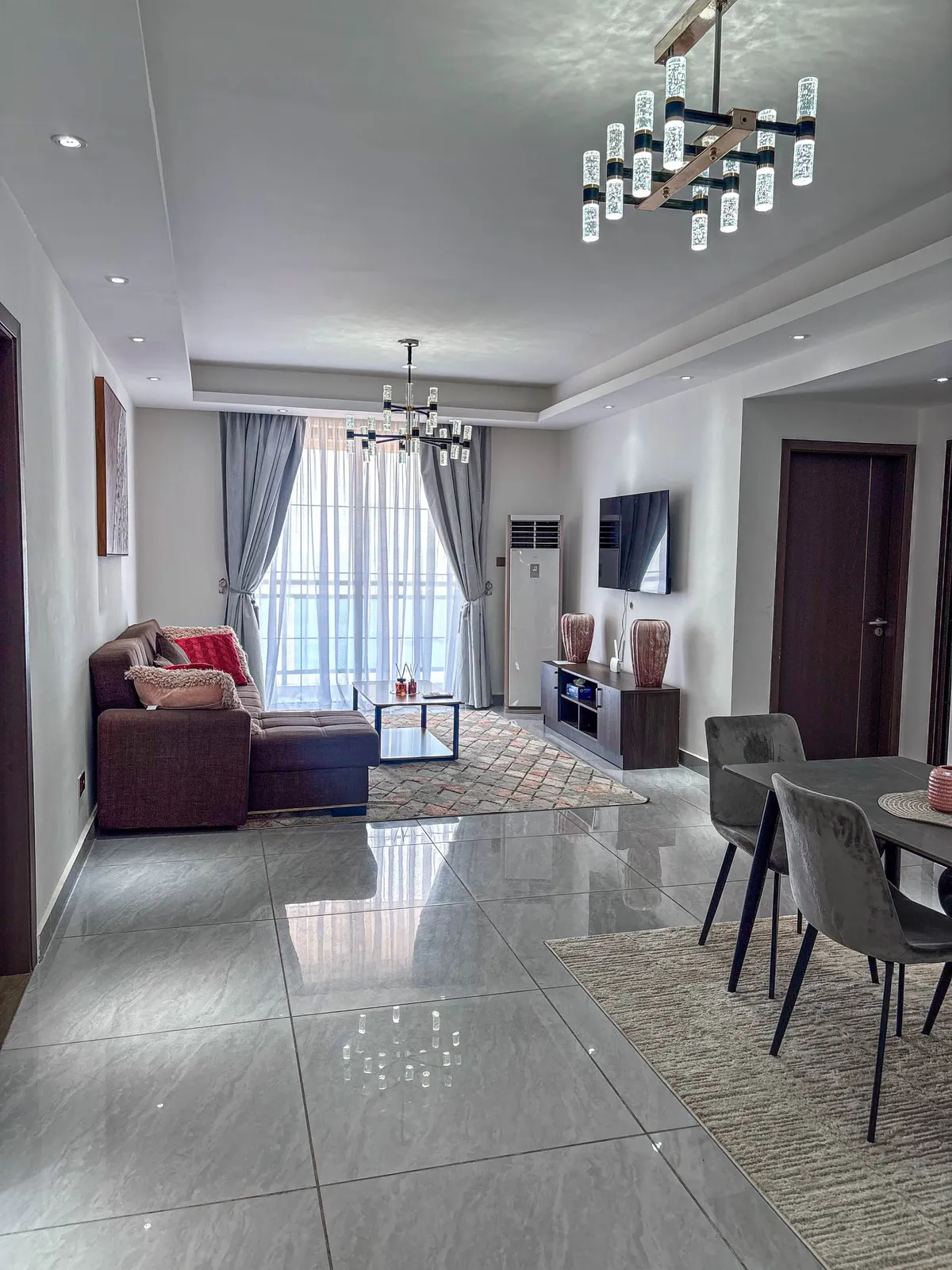 Living room — Furnished apartment in Kipé, Conakry