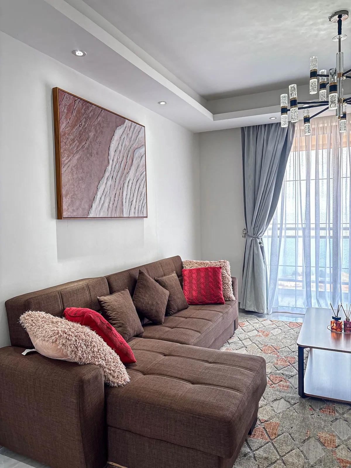 Living room 2 — Furnished apartment in Kipé, Conakry