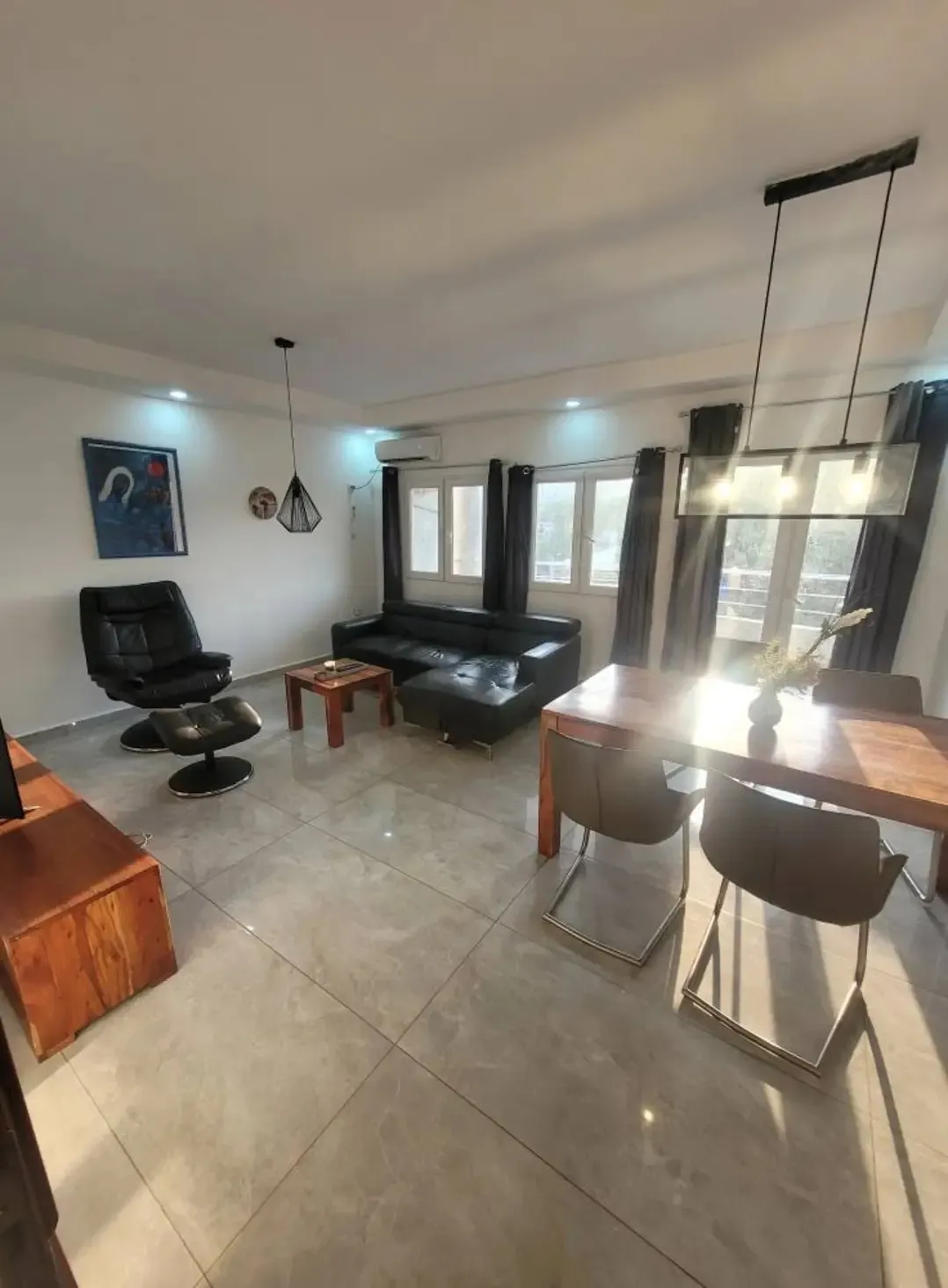 Living room 6 — Furnished apartment in Minière, Conakry