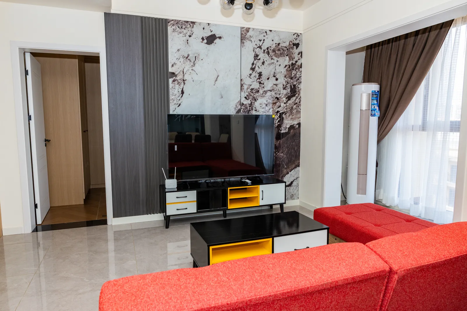Living room 3 — Furnished apartment in Kipé, Conakry