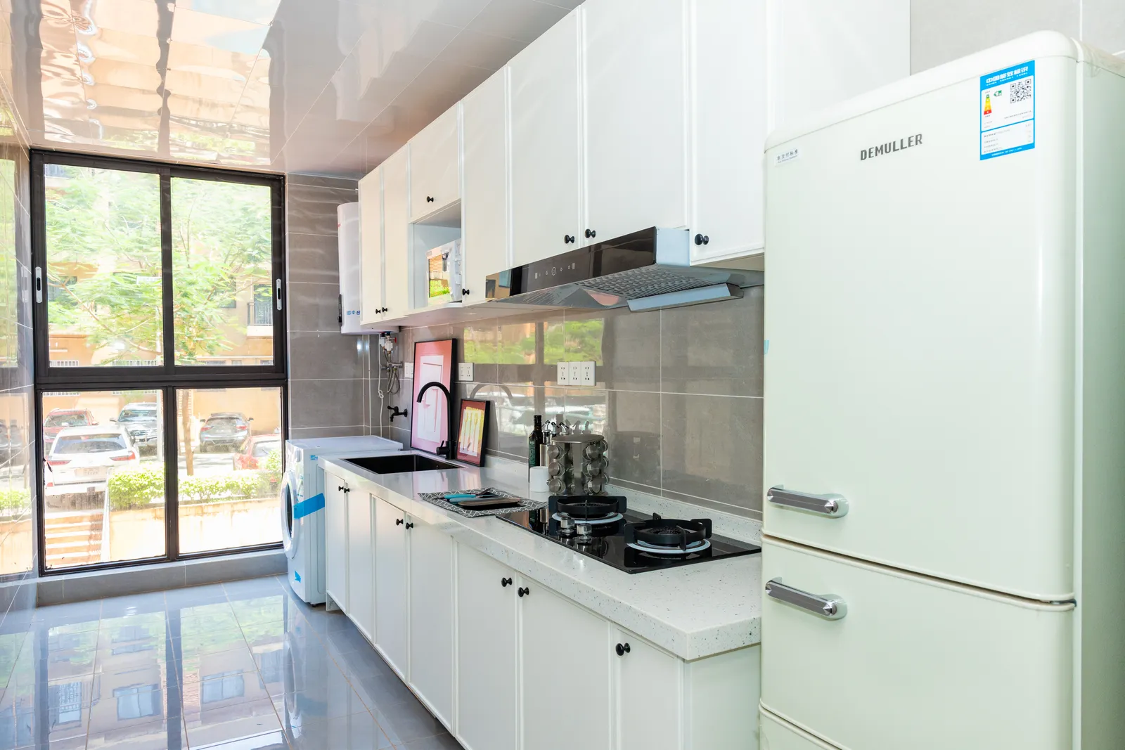 Kitchen — Furnished apartment in Kipé, Conakry