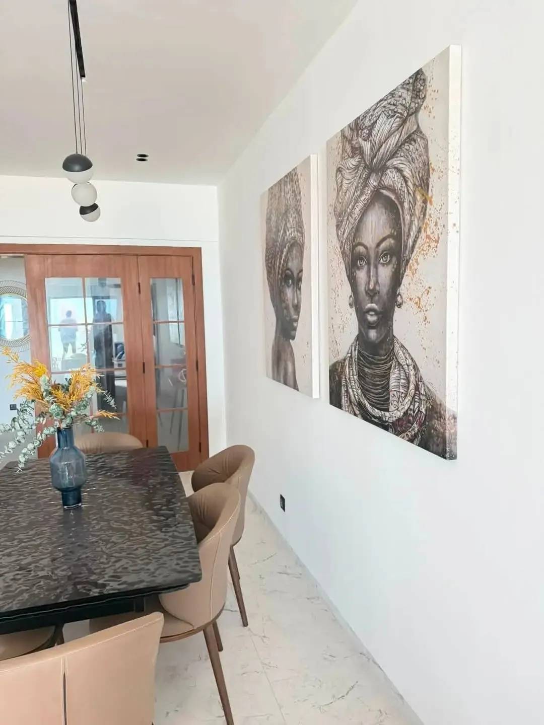 Espace repas — Appartement meublé à Camayenne, Conakry